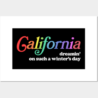 California Dreamin - Retro Style Aesthetic Design Posters and Art